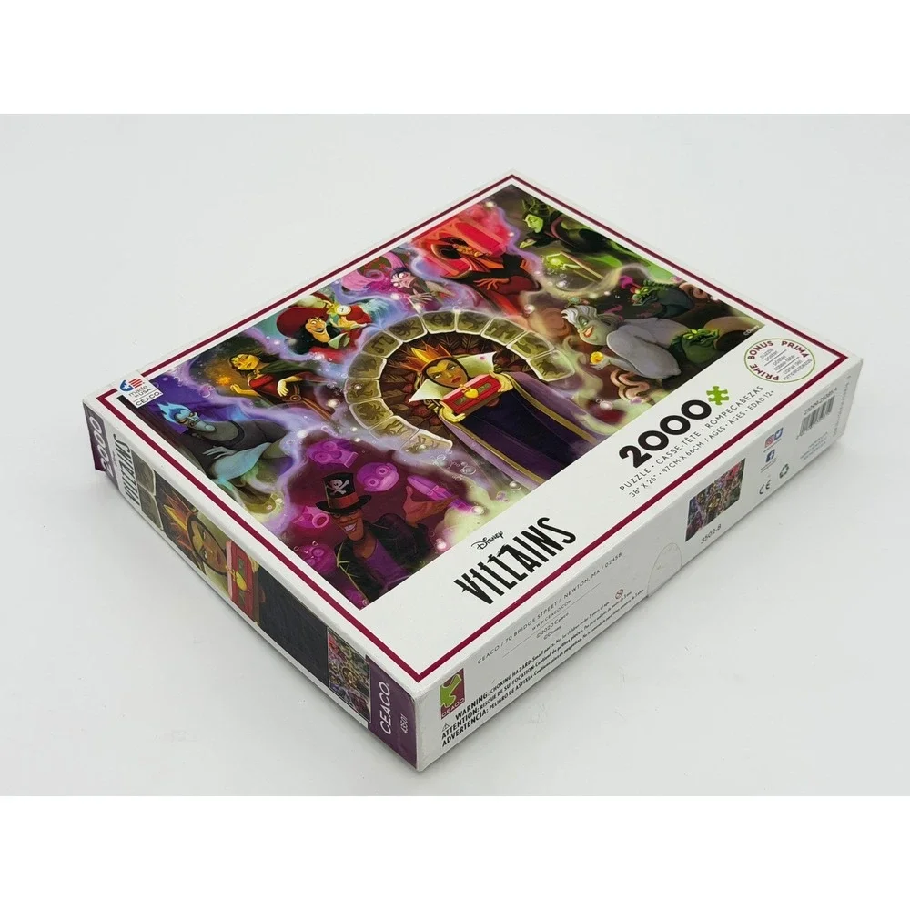 Disney Villains Ceaco Jigsaw Puzzle 2000 Piece Maleficent Ursula Queen Sealed